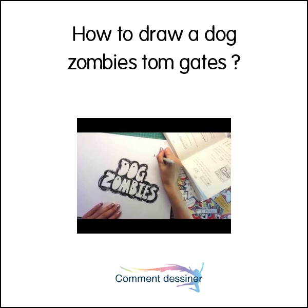 How to draw a dog zombies tom gates